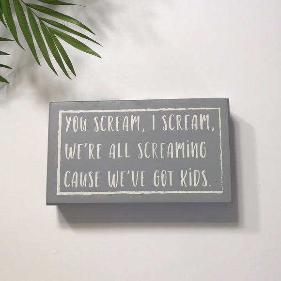 Art Other - Wood Home Decor Sign 7*4 inch